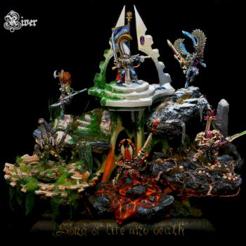 Song of Life and Death, Eldar Phoenix Lords - diorama by HopeRiver