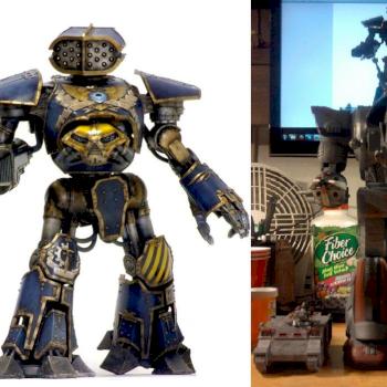 Forgeworld Reaver Titan vs. Scratch Built Reaver Titan by rattrap2474