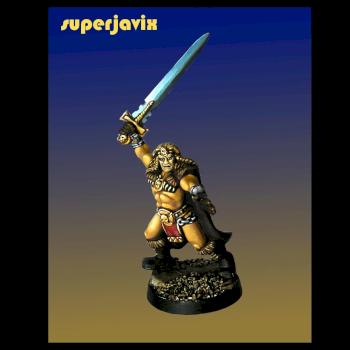 Warhammer Quest Barbarian by superjavix