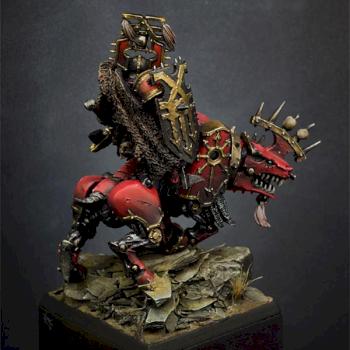 Khorne General on Juggernaut by Picster