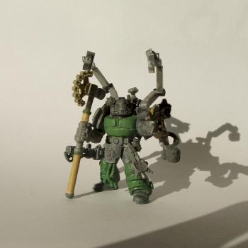 Scratchbuilt techmarine by tymcio5