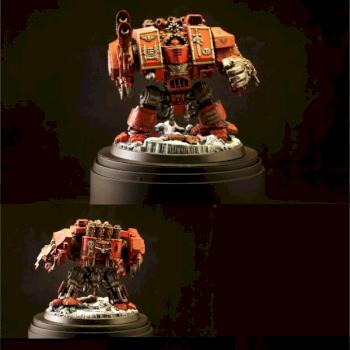 Blood Angel (Blood Surfer successor chapter) Dreadnought by Bloodpenguin40k