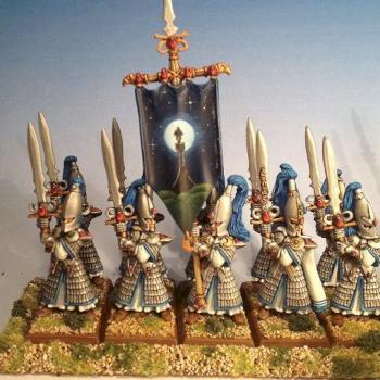 High Elf Swordmaster Unit, with banner by shug