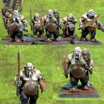 GW Ogre Kingdoms Ogre Squad by MClimbin