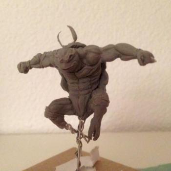 WiP; Turtle Michelangelo - flying dragon 54 mm by taurus-82