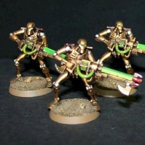 Necron Warriors, part of a very large army by Show Case Studio