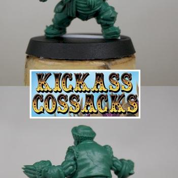 Kickass Cossacks Team - Vasilevic Dwarf green- by Raffaele Stumpo