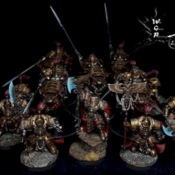 Adeptus Custodes Main Army Force Warhammer 40K by CroWarGamePainting