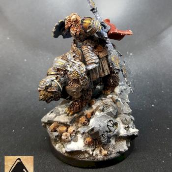 SPACE WOLVES CELTIC BEAR RIDER by philydorf