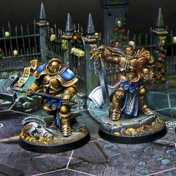 Underworlds Shadespire Stormcast eternals. Severin Steelheart, Obryn the bold, Angharad Brighthammer by karpunk