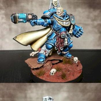 Ultramarines primaris captain by Magobaku