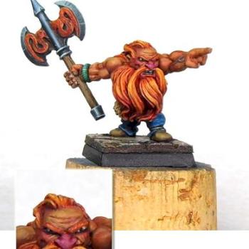 Mountain Dwarf w great axe by Yojimbo