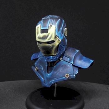 Iron man bust by idra1974