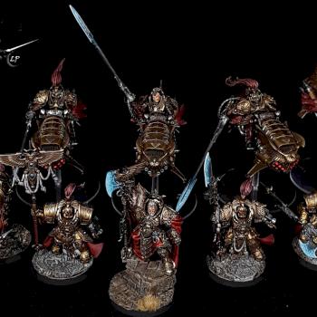 Adeptus Custodes Main Army Force Warhammer 40K by CroWarGamePainting