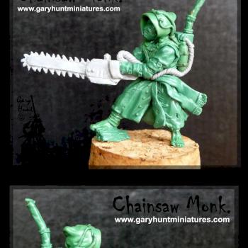 Chainsaw Monk by Gary Hunt Miniatures