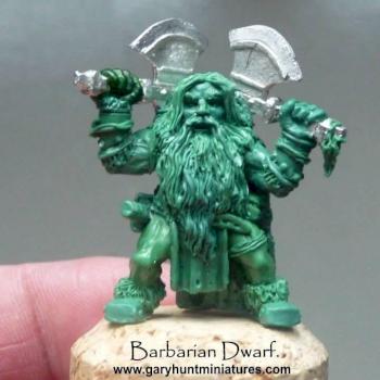 Dwarf Barbarian by Gary Hunt Miniatures