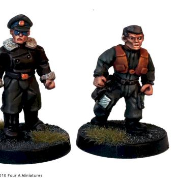 Pilots from Four A Miniatures by precinctomega