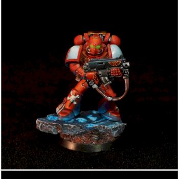 blood angels space marine by penguin