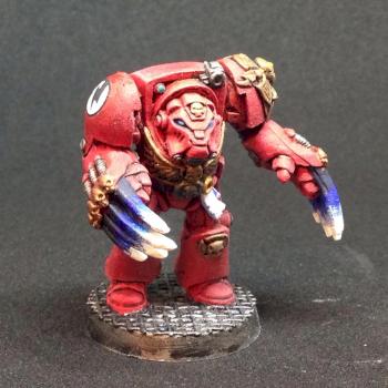 Spacehulk Terminator with lightning claws by burbidge