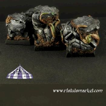 Fortress Ruins 20mm Square Scenic Bases by Aspen_of_Ocean