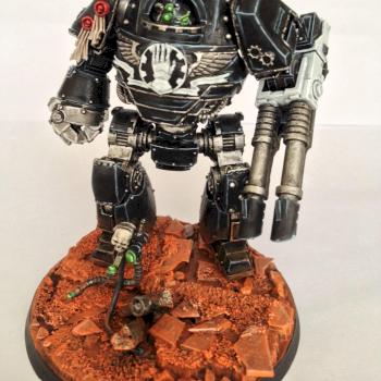 Iron Hands Contemptor Dreadnought by v1ct0ry88