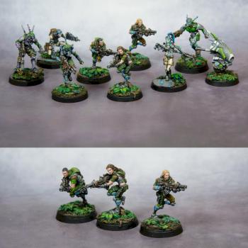 Acontecimiento Army (Infinity - Panoceania) by TrollPainter