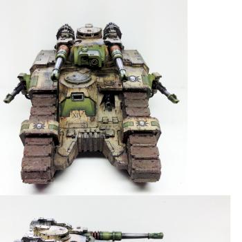 Death Guard Sicaran Battle Tank by SolarMacharius