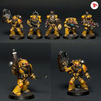 Imperial Fists Squad by Totem Pole