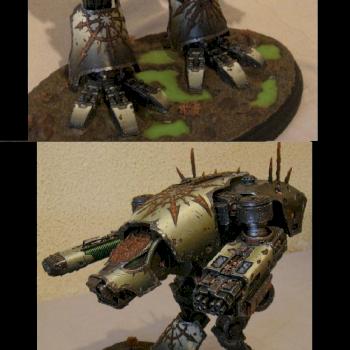 Chaos warhound titan of nurgle by Bonelord