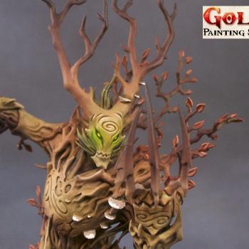 Wood Elf Treeman Closeup by Gary Connell