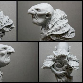 Goblin Warrior bust by giorgosts