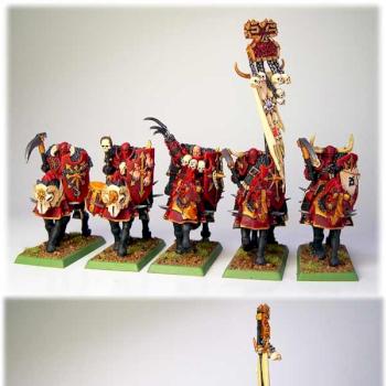 Chosen Knights of Khorne by beestieboy