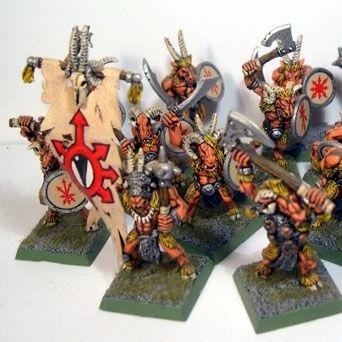 Beastmen horde by Brother Tom