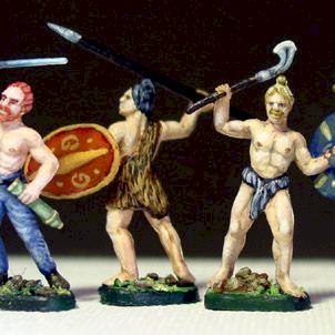 Italeri 1/72 scale Barbarians by xredmenacex