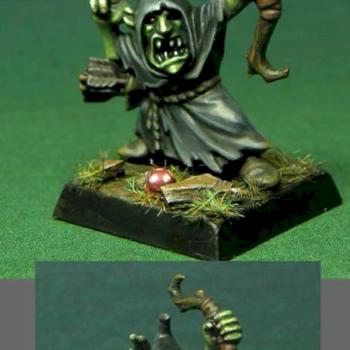 a quickly painted Night goblin by Nym