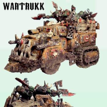 Ork Wartrukk with extreme weathering by Dmitry Rommel