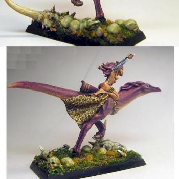 Mounted Daemonette of Slaanesh by Ringil