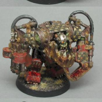 Ork warboss in mega armour by GriffinPainting