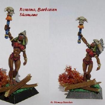 Rowena, Barbarien Shamane by Recycling