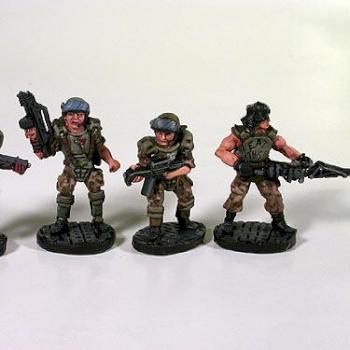 leading edga aliens marines by darkrealm miniatures