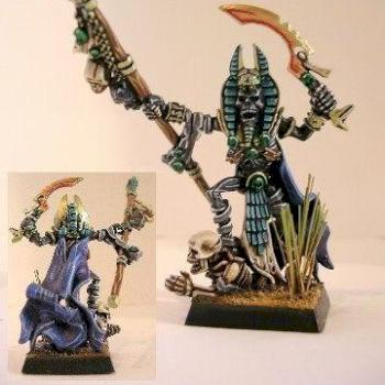 Slightly converted Khemri Liche Priest by Gelflin