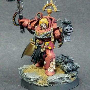 Blood Angel Captain in Terminator Armour by mickc22