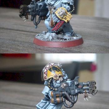 Wolf guard with heavy flamer by irimi