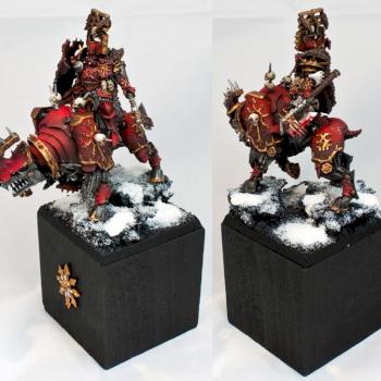 Khorne Chaos Lord on Juggernaut by Eggroll