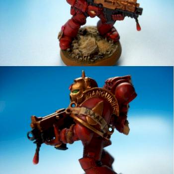 Blood Angels Marine by red gobbo