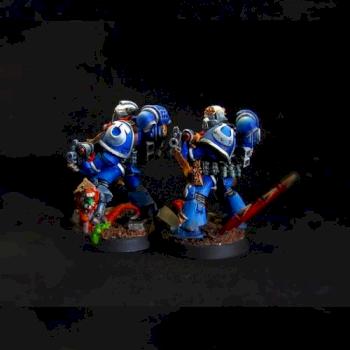 space marine ultramarine tyranid hunters by savage angel