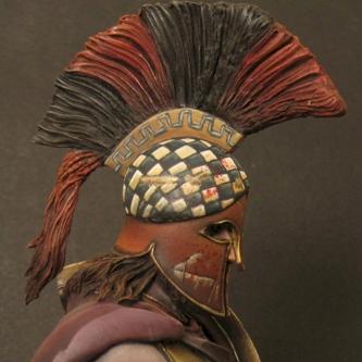 GREEK WARLORD BUST by dimgall