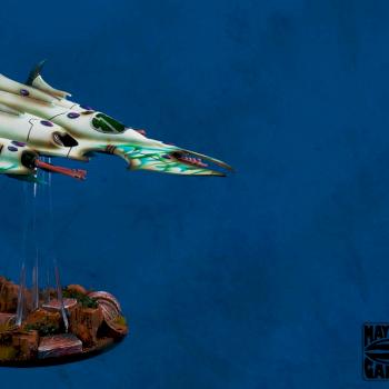 Dark Eldar Treasure Hunters Razorwing Jetfighter 2 by MaybugM