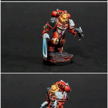 blood angels space marine by penguin