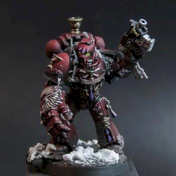 Blood Angel Space Marine by Infectaint